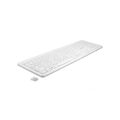 DELOCK USB Tastatur 2,4 GHz kabellos weiß (flach) (12014)