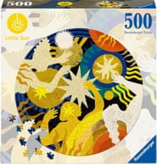 Ravensburger Kerek puzzle Little Sun: 500 darabbal való bevonás