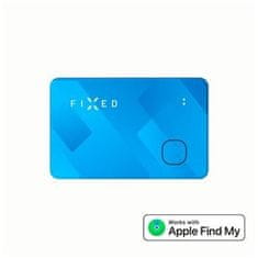 FIXED Intelligens nyomkövető Tag Card Find My támogatással, vezeték nélküli töltés, kék