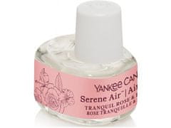 Yankee Candle Utántöltő aromadiffúzorhoz Serene Air ranquil Rose & Hibiscus 17 ml