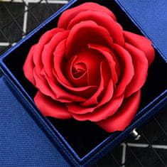 Netscroll Rózsaszín arany színű Láska nyaklánc 100 nyelven történő vetítéssel és Örök Rózsa ajándék szettel, 925 ezüst, GiftBox