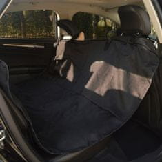 Vidaxl háziállat hátsó autós üléshuzat 148x142 cm fekete 170473