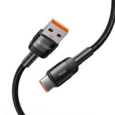 Tech-protect Ultraboost Evo kábel USB / USB-C 100W 5A 2m, fekete