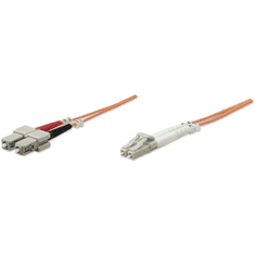 Intellinet Intellinet 3.0m LC-SC M/M száloptikás kábel 3 M OM1 Narancssárga