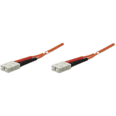 Intellinet Intellinet 3.0m SC M/M száloptikás kábel 3 M OM2 Narancssárga