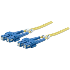 Intellinet 470612 száloptikás kábel 2 M SC OS2 Sárga (470612)