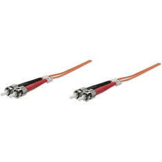 Intellinet 515764 száloptikás kábel 2 M ST OM1 Narancssárga (515764)