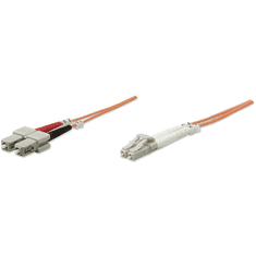 Intellinet 1.0m LC-SC M/M száloptikás kábel 1 M OM1 Narancssárga (471251)