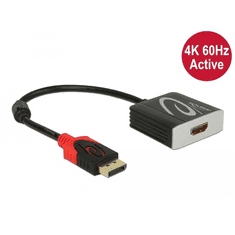 DELOCK Aktív DisplayPort 1.4 - HDMI átalakító 4K 60 Hz HDR (65207) (D65207)
