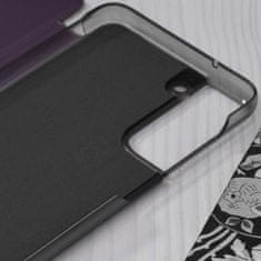 Techsuit View Case elegáns könyvtok Samsung Galaxy S21 FE telefonhoz KP30085 lila