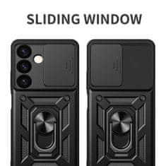 Techsuit Camshield védőtok Samsung Galaxy S24 Plus telefonra KP30087 fekete