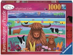 Ravensburger Puzzle Life in the Highlands, 1000 darab