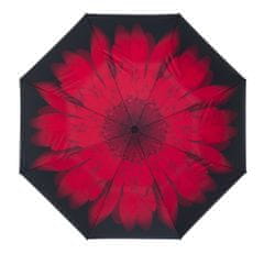 Blooming Brollies Női beltéri esernyő, piros Daisy esernyő kívül EDIORD