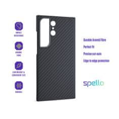 Spello Carbon+ védőtok Samsung Galaxy S24 Ultra 5G számára 86710191300001 - fekete