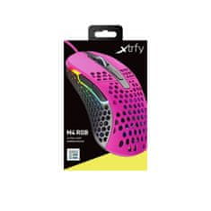 Xtrfy XG-M4-RGB-PINK Optikai Egér 16000DPI Rózsaszín