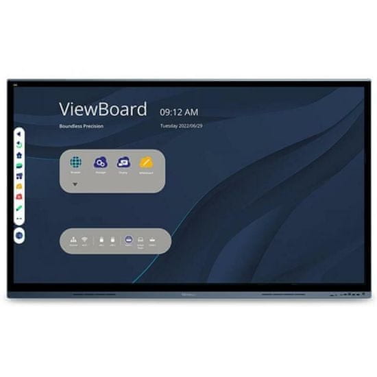 Viewsonic Viewboard IFP7562 Monitor 74.5inch 3840x2160 TN 60Hz 8ms Fekete