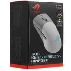 ASUS Rog Keris Wireless Aimpoint 90MP02V0-BMUA10 Optikai Egér 36000DPI Fehér