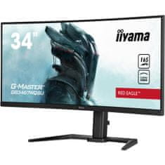 iiyama G-Master GB3467WQSU-B5 Monitor 34inch 3440x1440 VA 165Hz 0.4ms Fekete