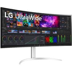 LG Ultrawide 40WP95CP-W.AEU Monitor 40inch 5120x2160 IPS 72Hz 5ms Fekete-Ezüst