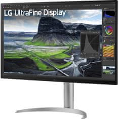LG Ultrafine 32UQ85R-W.AEU Monitor 31.5inch 3840x2160 TN 60Hz 5ms Fekete-Ezüst