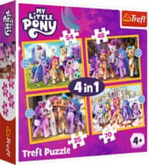 Trefl Puzzle My Little Pony: Ismerd meg a pónikat 4 az 1-ben (35,48,54,70 darab)