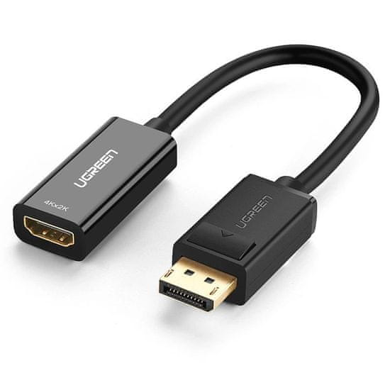 Ugreen Ugreen adapter kábel DisplayPort (férfi) - HDMI (női) (egyirányú) 1080P 60Hz 12bit fekete (40362)