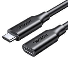 Ugreen Ugreen USB C (férfi) - USB C (női) hosszabbítókábel 100W 10Gbps 1m fekete
