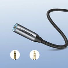 Ugreen Ugreen fejhallgató adapter 3,5 mm-es mini jack-ről USB-C-re 10 cm szürke (30632)
