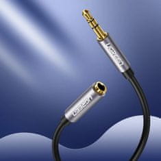 Ugreen Ugreen AUX hosszabbító kábel 3,5 mm-es mini jack 1m ezüst (10592)