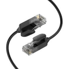 Ugreen Ugreen Ethernet hálózati patchkábel RJ45 Cat 6A UTP 1000Mbps 1 m fekete (70332)