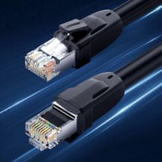 Ugreen Ugreen kábel Ethernet patchkábel RJ45 Cat 8 T568B 2m fekete (70329)