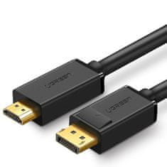 Ugreen Ugreen egyirányú kábel DisplayPortról HDMI 4K 30 Hz 32 AWG 1,5 m fekete (DP101 10239)