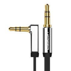 Ugreen Ugreen lapos AUX audio kábel 3,5 mm-es mini jack 1m ezüst (10597)