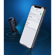 Ugreen Ugreen Bluetooth 5.0 audio vevő AUX aptX, aptX LL mini jack fejhallgatóhoz fekete (70304)
