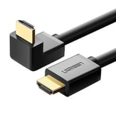Ugreen Ugreen ferde HDMI kábel (90°) 4K 2m fekete (HD103)