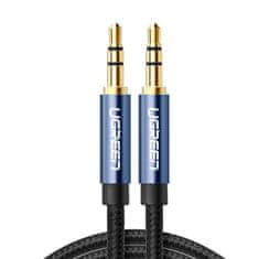 Ugreen Ugreen AUX audiokábel egyenes mini-csatlakozós 3,5 mm 1,5 m kék (AV112)