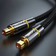 WOZINSKY Wozinsky optikai digitális audio kábel Toslink SPDIF 3m fekete (WOPT-30)