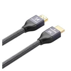 WOZINSKY Wozinsky HDMI 2.1 8K 60 Hz 48 Gbps / 4K 120 Hz / 2K 144 Hz 5 m ezüst (WHDMI-50) kábel