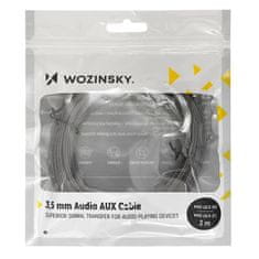 WOZINSKY Wozinsky mini jack (female-to-male) hosszabbító kábel AUX 5m fekete
