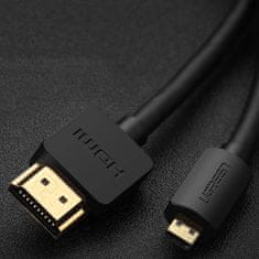 Ugreen Ugreen Micro HDMI - HDMI kábel 3m fekete (HD127)
