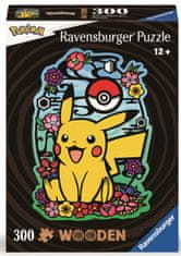 Ravensburger 120007616 Fa puzzle Pikachu, 300 darab