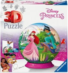 Ravensburger 3D Puzzleball Disney hercegnők, 73 darab