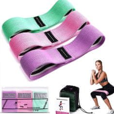 Netscroll Sportos leggings push up hatással, sport leggings, varrat nélküli push up női leggings sporttevékenységekhez, fitness, pilates, jóga + edzőszalagok különböző nehézségi szinteken, PushBands, S/M