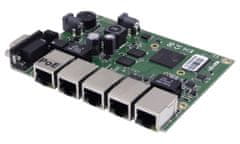 Mikrotik RouterBOARD RB450Gx4, 1 GB RAM, IPQ-4019 (716 MHz), 5× Gbit LAN, 802.3af/at, L5 licensz