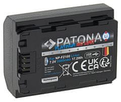 PATONA akkumulátor Sony NP-FZ100 2400mAh Li-Ion Platinum Platinum USB-C töltőhöz