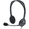 H111 Headset Vezetékes Fejpánt Iroda/telefonos ügyfélközpont Fekete (981-001000)
