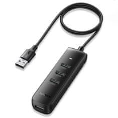 Ugreen Ugreen elosztó USB HUB Type A - 4x USB 3.2 Gen 1 fekete (CM416 80657)