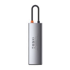 BASEUS Baseus 8in1 multifunkcionális USB-C HUB - USB-C 100 W / HDMI 4K 30 Hz / kártyaolvasó 3xUSB 3.2 RJ45 1 Gbps