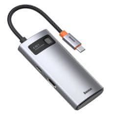 BASEUS Baseus 4 az 1-ben multifunkciós USB-C HUB - USB-C P100 W / HDMI 4K 30 Hz / USB 3.2 Gen 1 / USB 2.0 (CAHUB-CY0G)