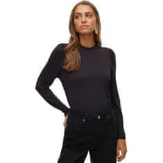 Vero Moda Női póló VMCAROL Regular Fit 10300936 Black (Méret L)
